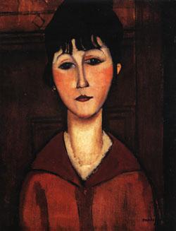 Amedeo Modigliani Ritratto di ragazza (Portrait of a Young Woman) oil painting image